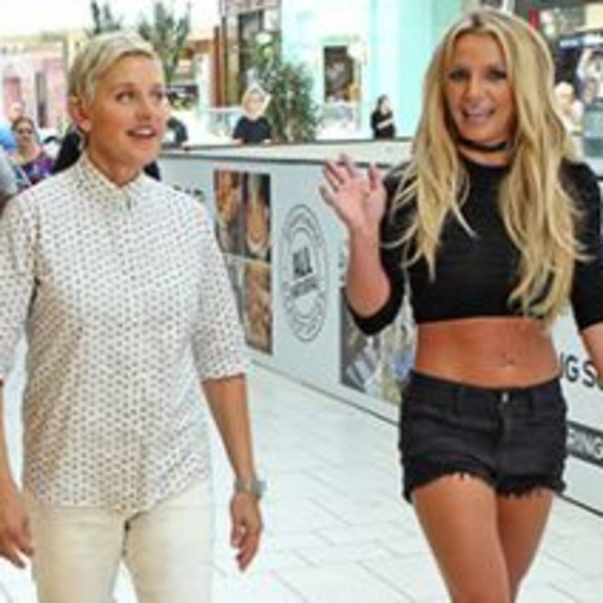 Britney Spears anduvo haciendo lío en un shopping