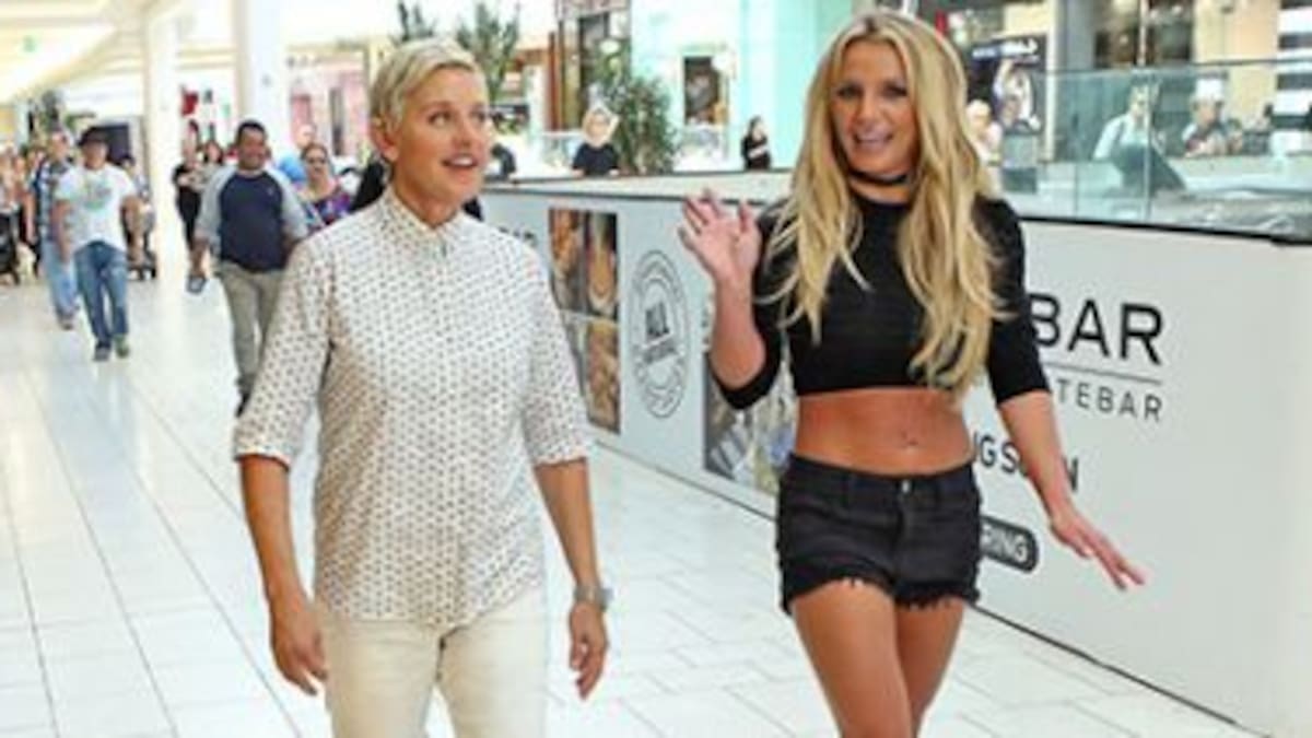 Britney Spears anduvo haciendo lío en un shopping