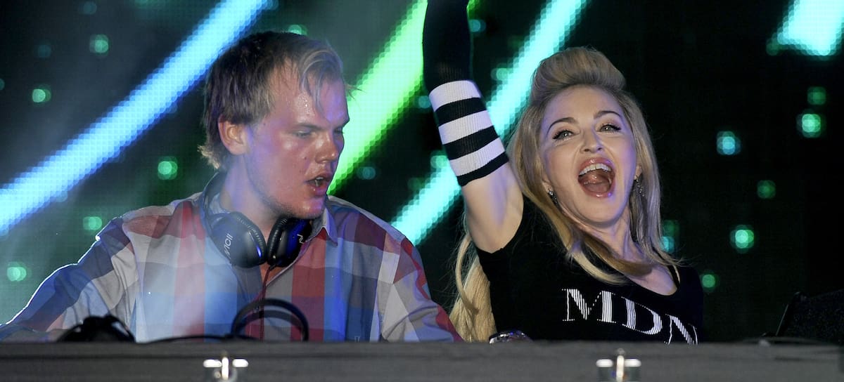 Avicii, junto a Madonna en el Ultra Music Festival 2012