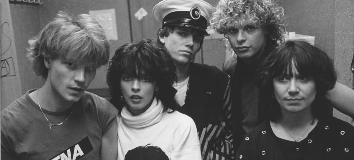 Nena, el grupo de la canción protesta '99 Luftballons', en 1983.