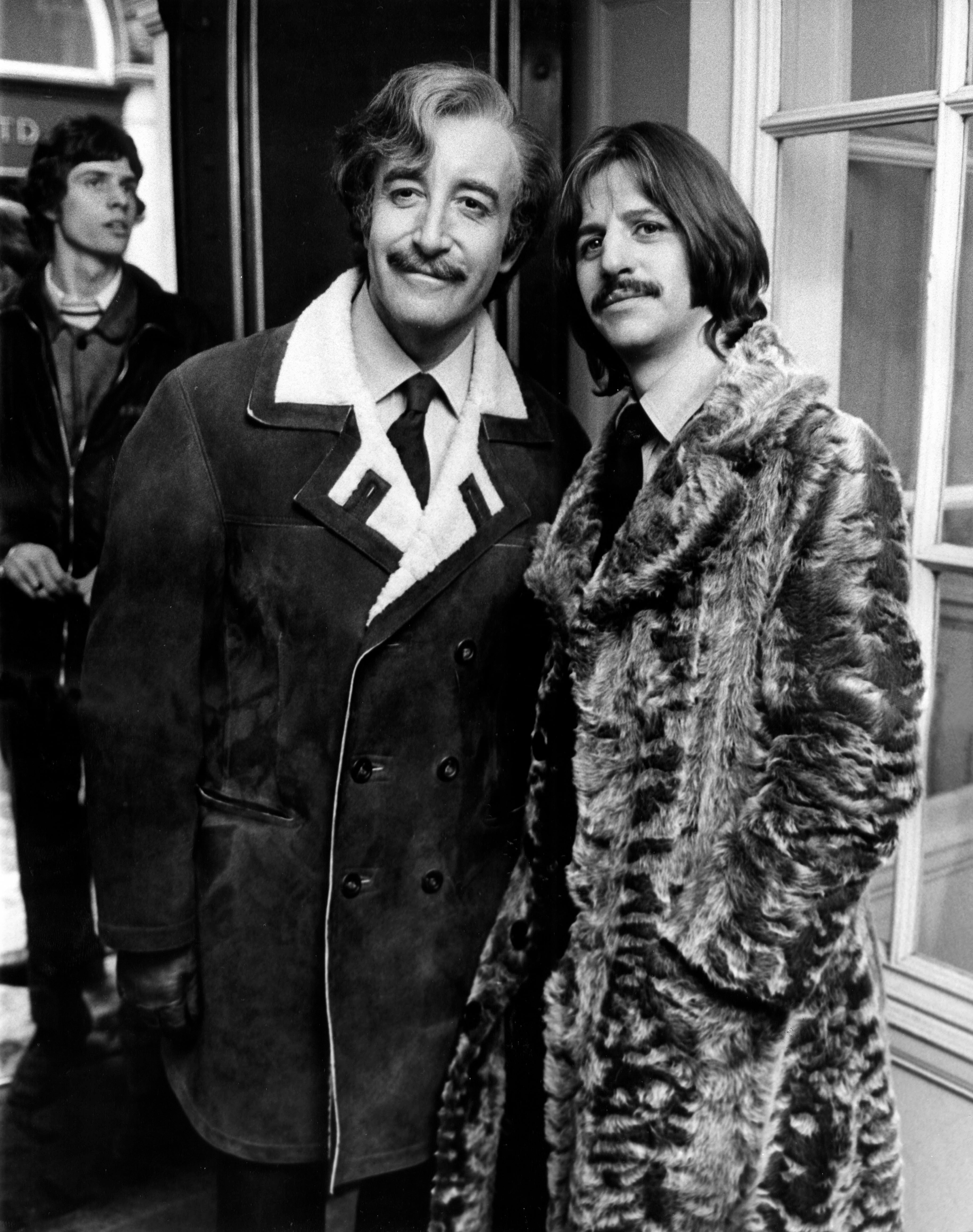 Ringo STARR y Peter SELLERS en la grabación de &#039;The Magic Christian&#039;