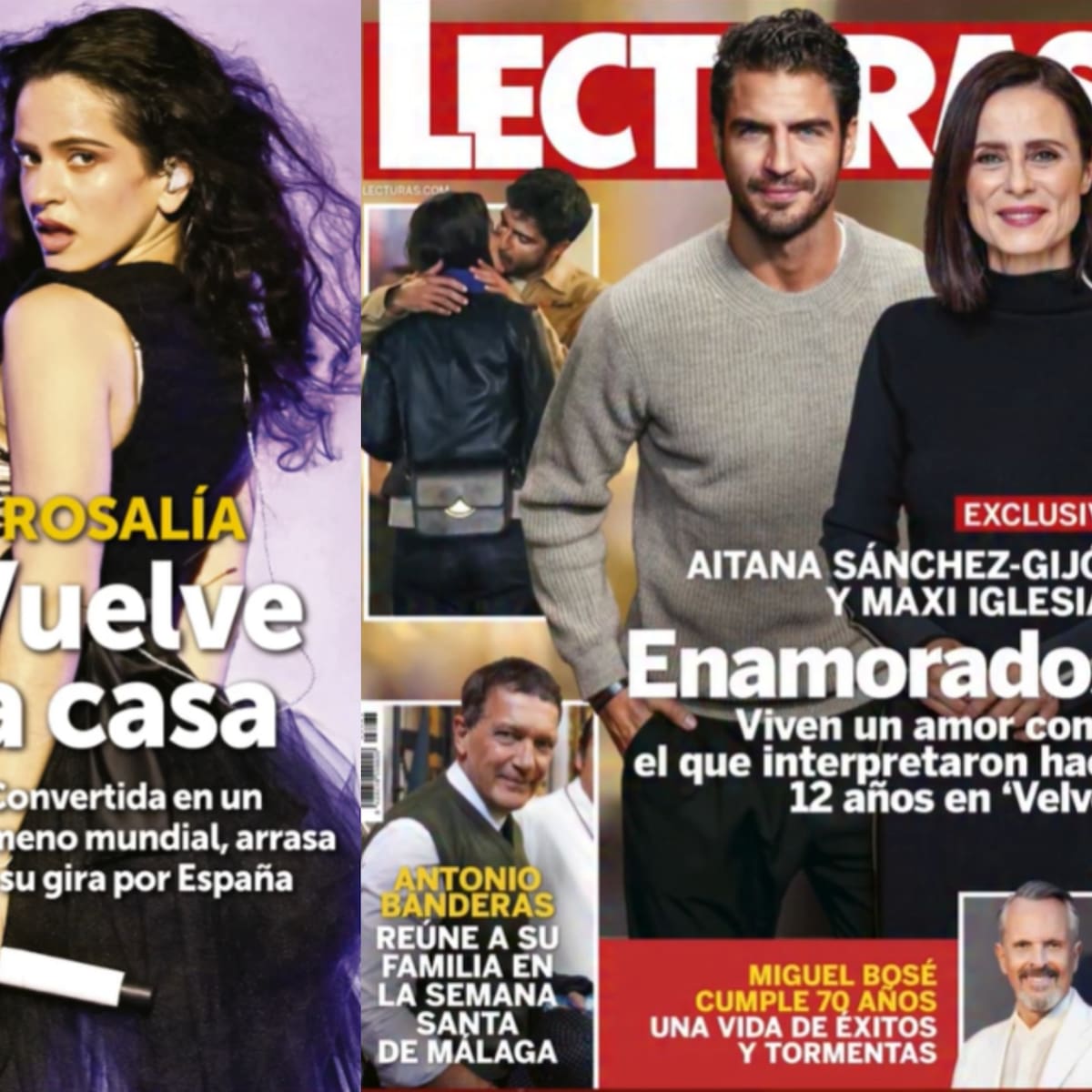 Maxi Iglesias y Aitana Sánchez-Gijón, el regreso de Rosalía y las lágrimas de Terelu: Las portadas del corazón del 1 de abril