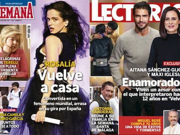 Las portadas de las revistas del corazón de hoy, 1 de abril: Rosalía, Aitana Sánchez-Gijón y Maxi Iglesias