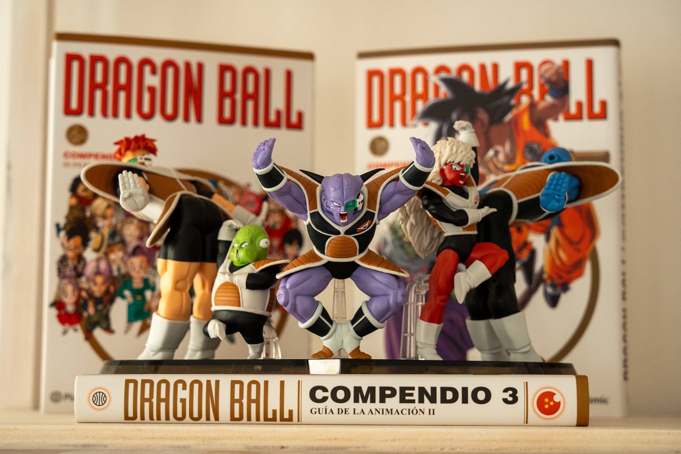 La fuerzas especiales de Freezer como figuras de Banpresto.
