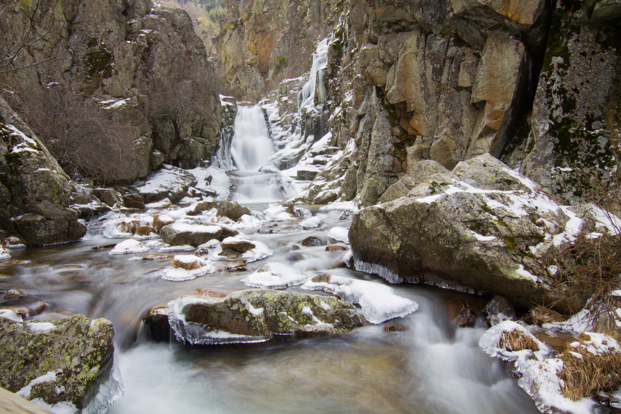 Cascada del Purgatorio, en Rascafría.