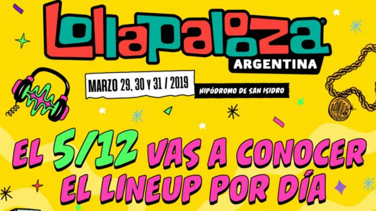 Lollapalooza Argentina confirmará su line up por día
