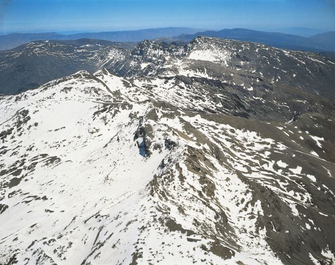 El Pico Mulhacén, en Sierra Nevada.