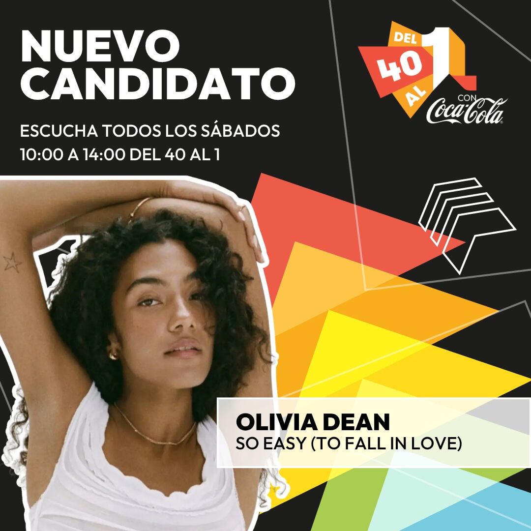 Olivia Dean, candidata a #Del40al1CocaCola