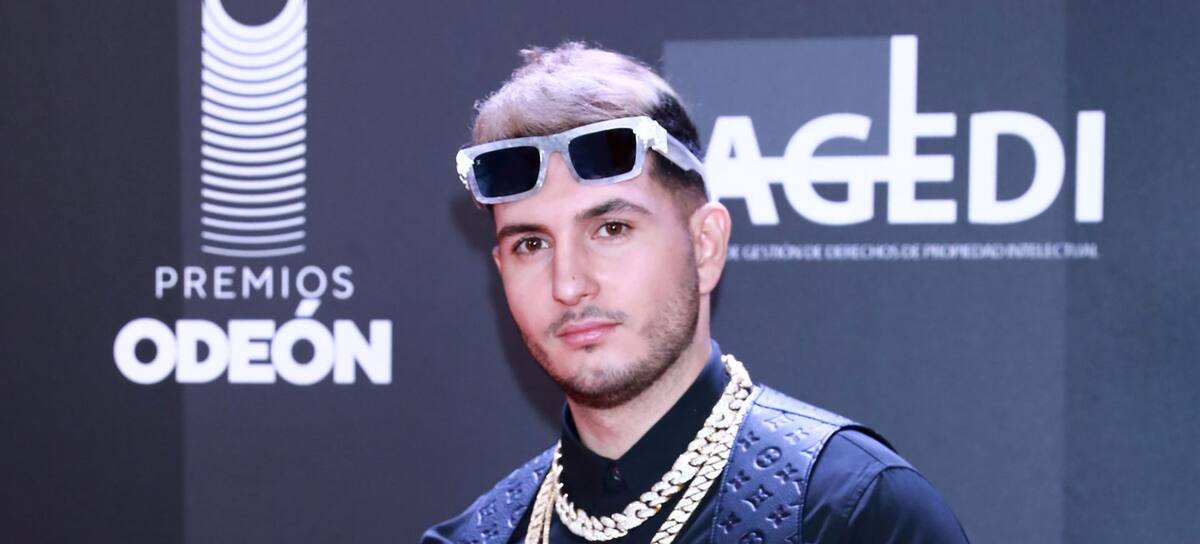 Omar Montes en los Premios Odeón.