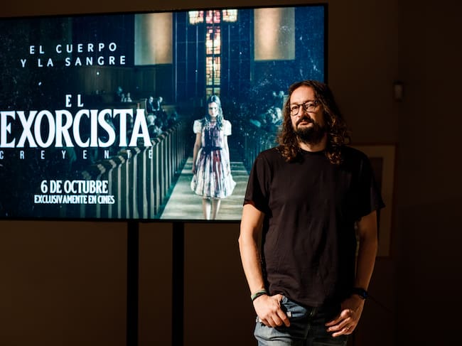 Albert Soler durante la conferencia sobre 'El Exorcista: Creyente'.