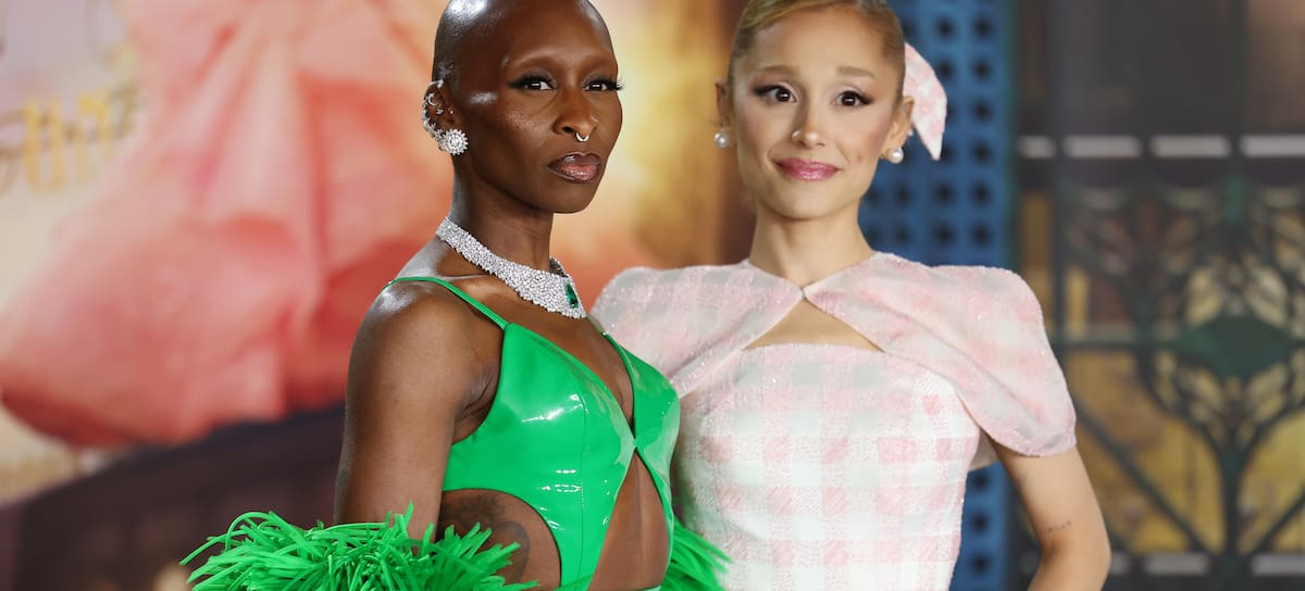 Cynthia Erivo y Ariana Grande en Los Angeles en la premiere de 'Wicked' en 2024.