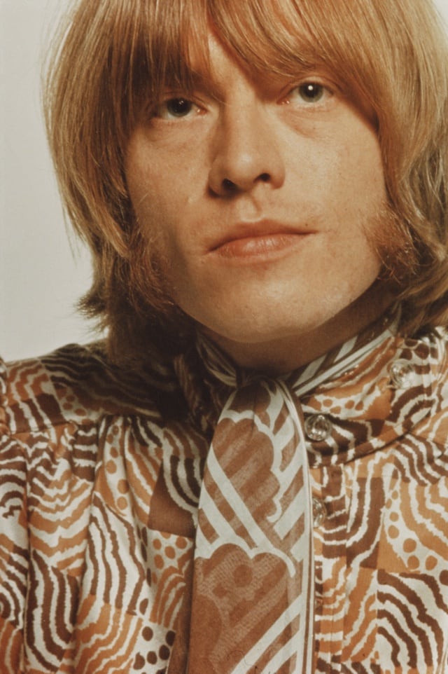 El músico Brian Jones (1942-1969) de The Rolling Stones, fotografiado en 1968.