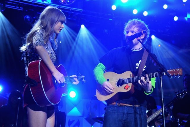 Taylor Swift y Ed Sheeran, amigos desde hace años.