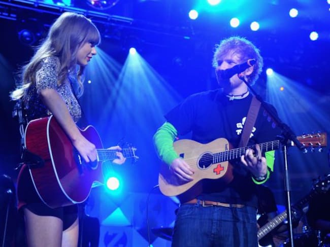 Taylor Swift y Ed Sheeran, amigos desde hace años.