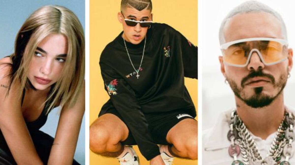 Así sería la nueva canción de Dua Lipa, J Balvin y Bad Bunny