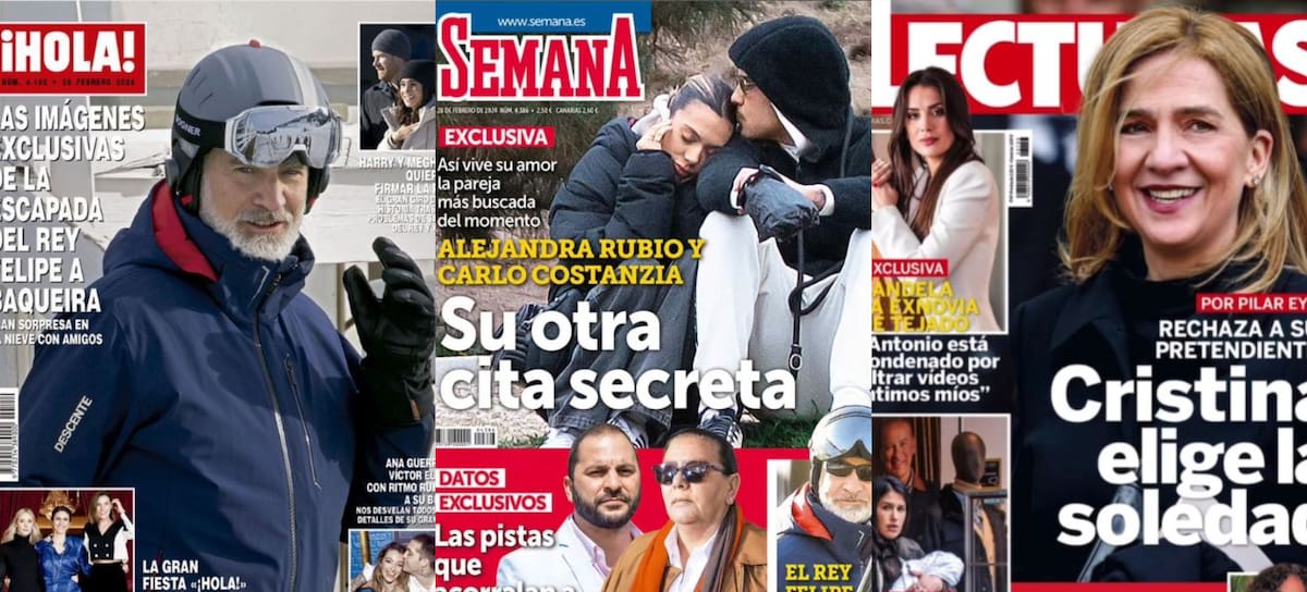 Las portadas de las revistas del corazón de hoy, 21 de febrero (Instagram)