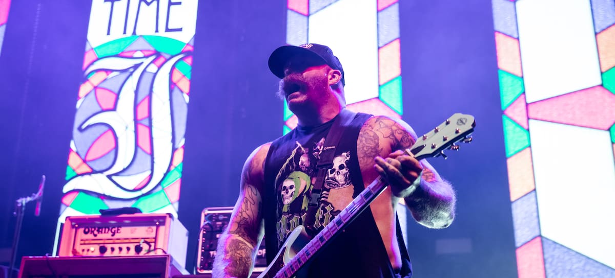 Andy Williams, en una actuación de Every Time I Die, en San Francisco, en 2019.