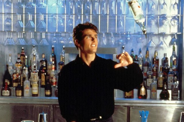 Tom Cruise, un genio de las cocteleras.