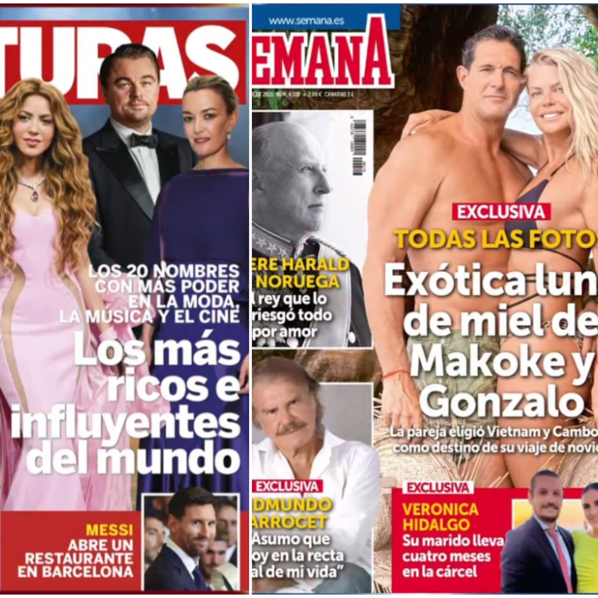Las portadas de las revistas del corazón del miércoles 2 de septiembre: el rey de Noruega, Sara Carbonero y Mar Flores