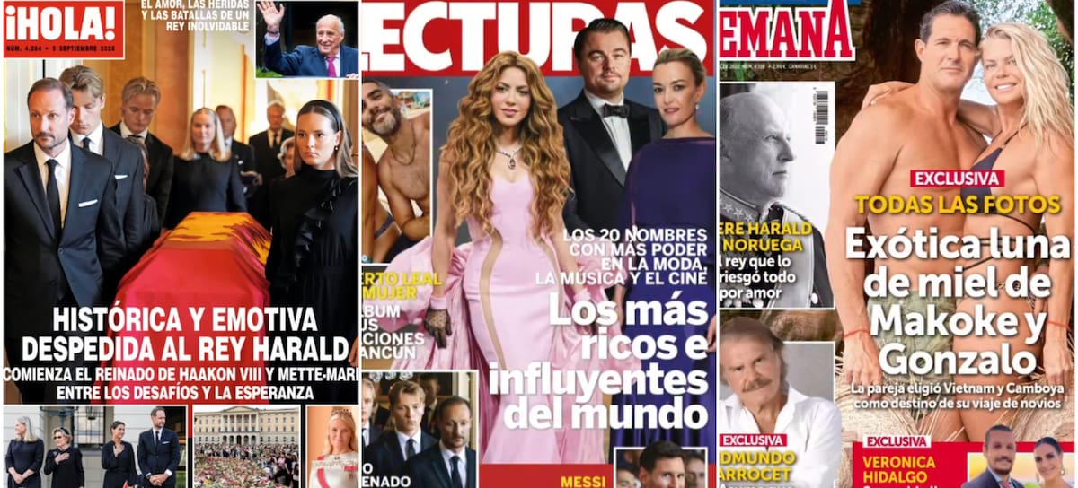 Las portadas de las revistas del corazón de hoy, 2 de septiembre de 2026 (Instagram)
