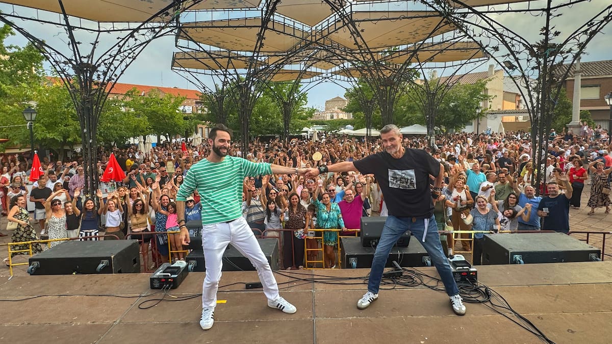 La Clássica Fiesta Ochentera conquista Sonseca en una tarde inolvidable junto a Fernandisco y Jorge Sánchez