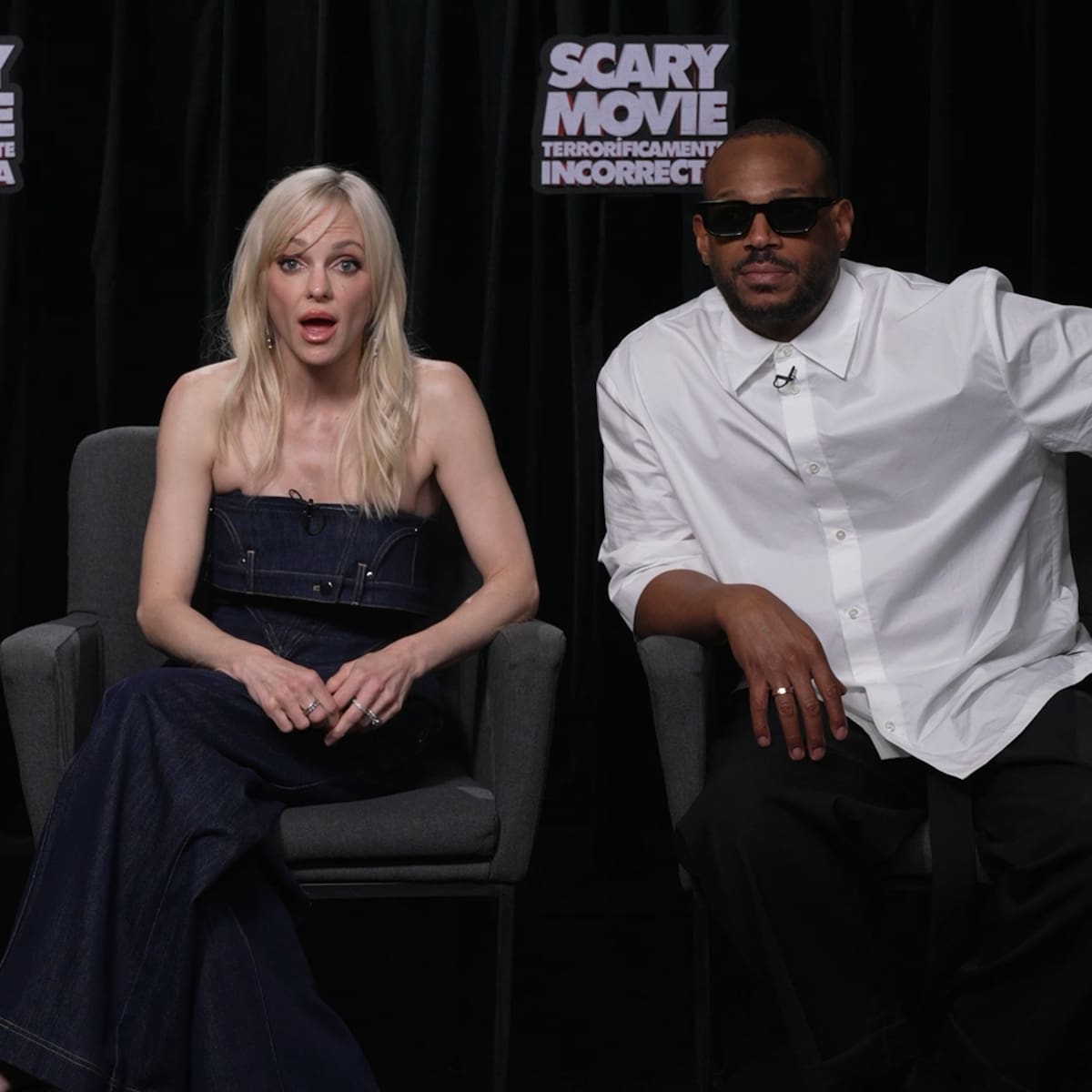 Anna Faris y los Wayans nos desvelan qué director se ha ofendido por la nueva 'SCARY MOVIE', su relación con España y más
