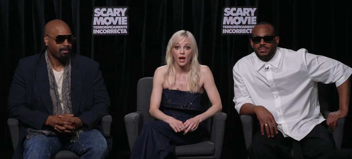 Los Wayans y Anna Faris en su entrevista para LOS40 por 'Scary Movie'. / LOS40