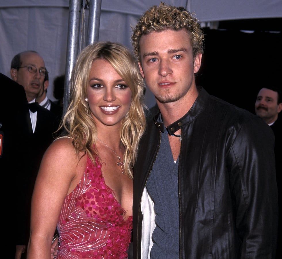 Britney Spears y Justin Timberlake a principios de los 2000.