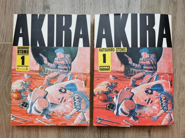 AKIRA ediciones B (1999) VS AKIRA Norma Editorial (2019)