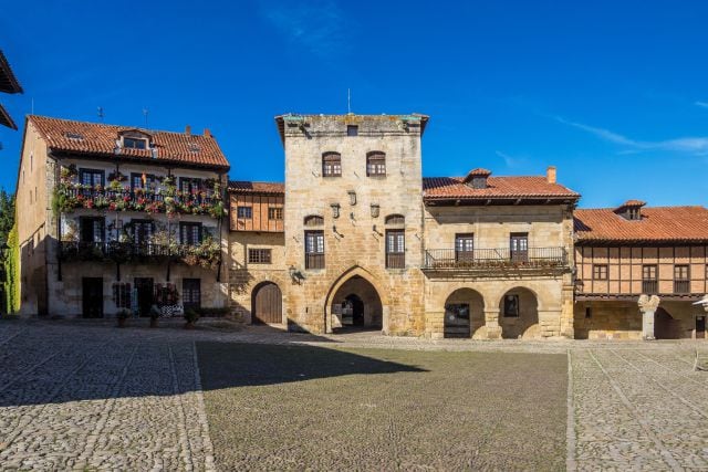 Plaza de Santillana del Mar.