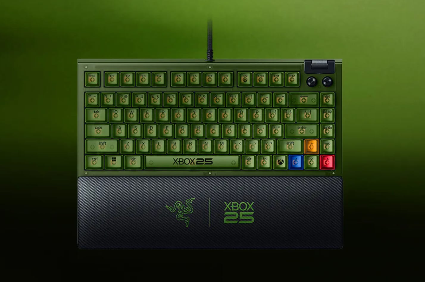 Razer rinde tributo a un cuarto de siglo de historia con la nueva colección 'Xbox 25.º Aniversario'