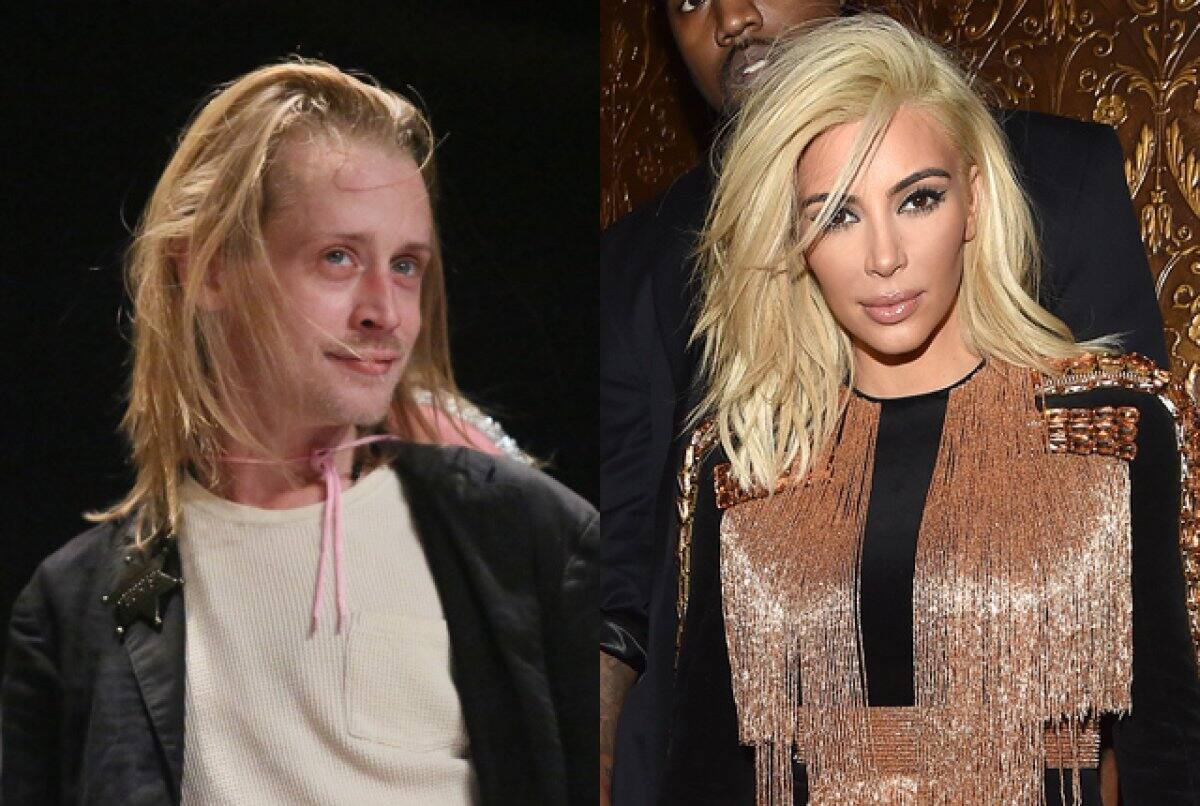 Macaulay Culkin y Kim Kardashian nacieron en 1980.