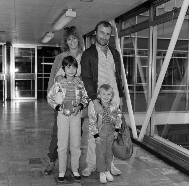 Phil Collins con su familia