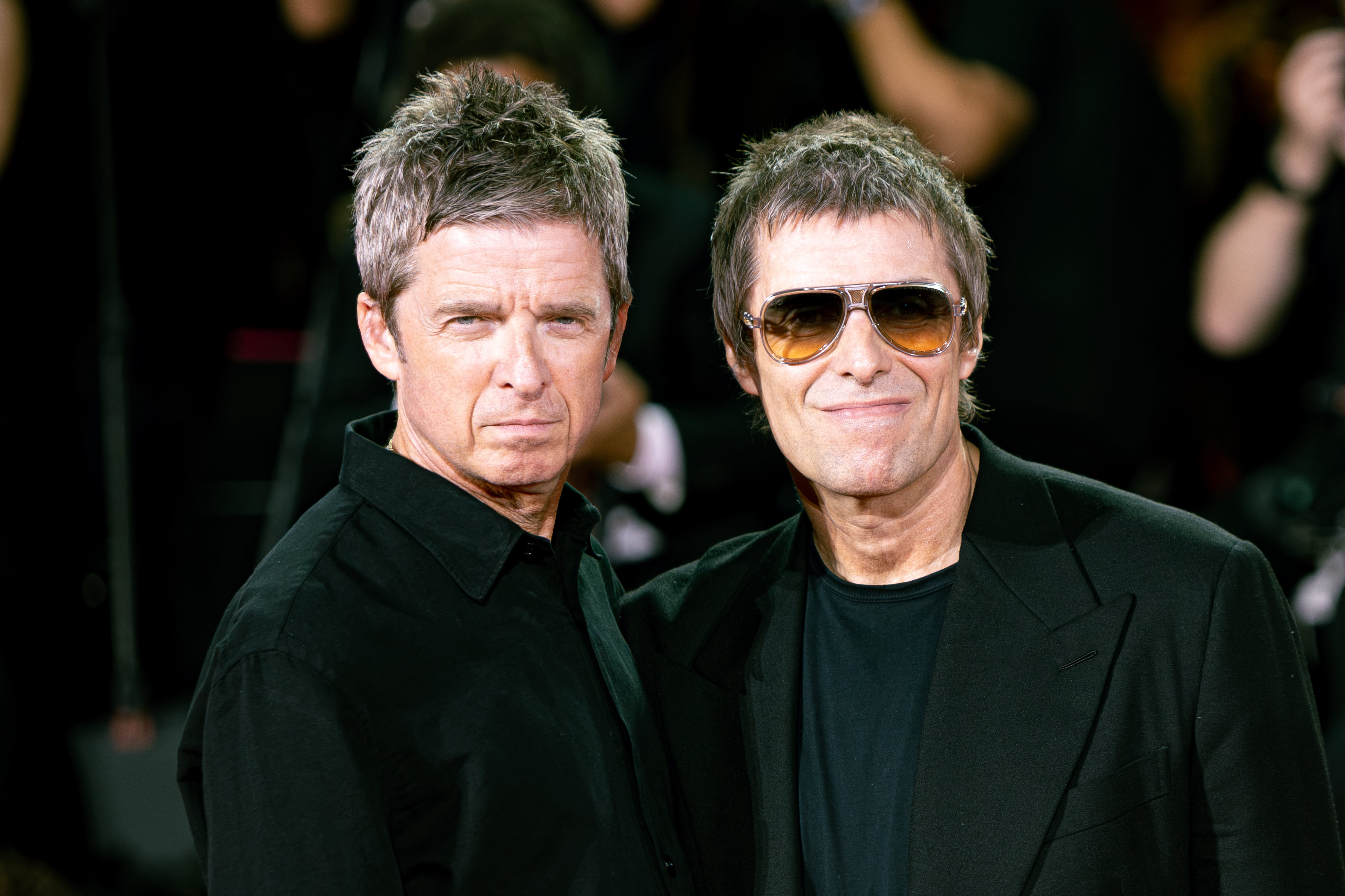 Noel Gallagher y Liam Gallagher (Oasis), en el festival de Venecia 2026