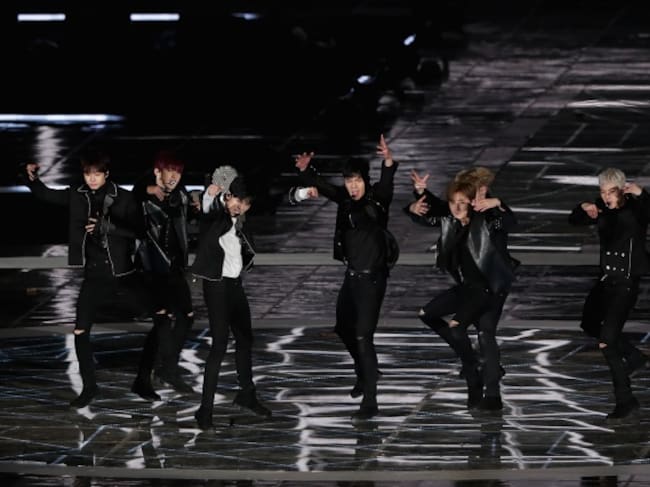 Monsta X durante su actuación en el G-100 Dream Concert en Corea del Sur