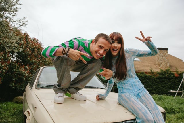 Sangiovanni y Aitana en el videoclip de &#039;Mariposas&#039;