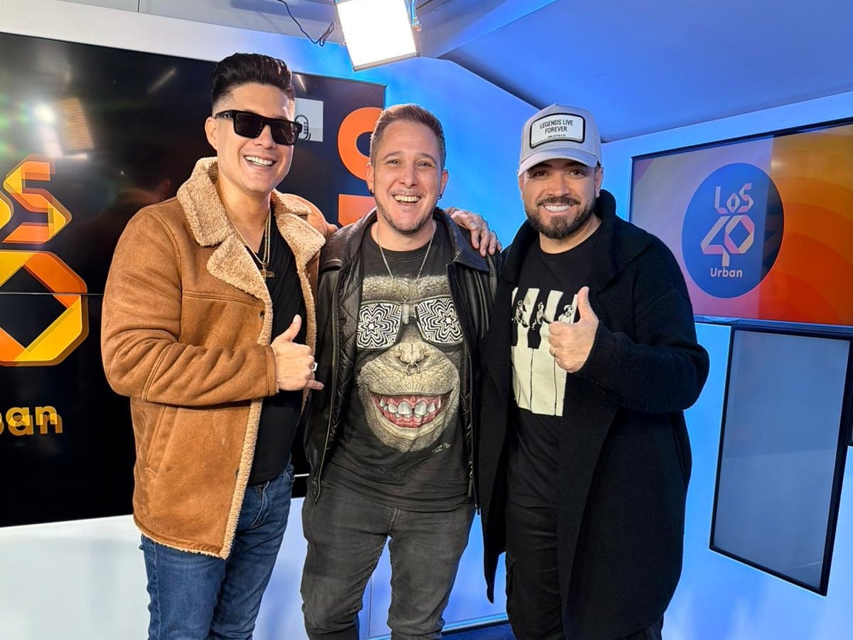 Chyno y Nacho con Ramsés López en LOS40 Urban