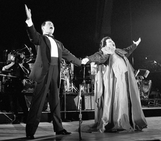 Mercury y Caballé colaboraron en la creación del himno de los Juegos Olímpicos de Barcelona 92. 