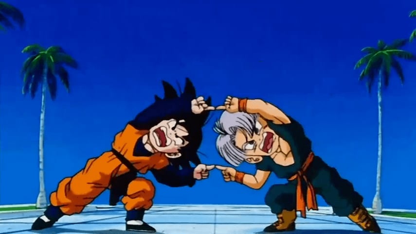 Goten y Trunks en Dragon Ball Z