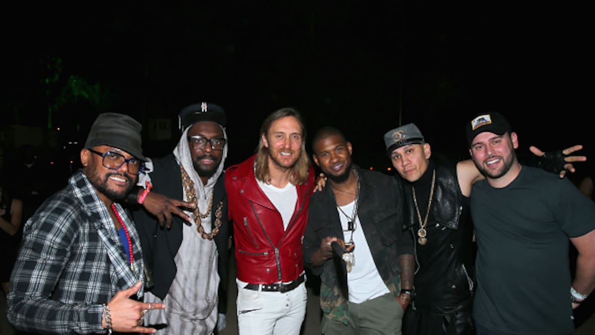 David Guetta y The Black Eyed Peas la lían en Coachella