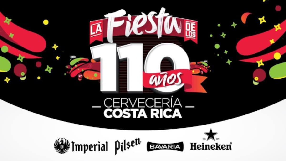 Cervecería Costa Rica celebrará 110 años con música en cuatro escenarios