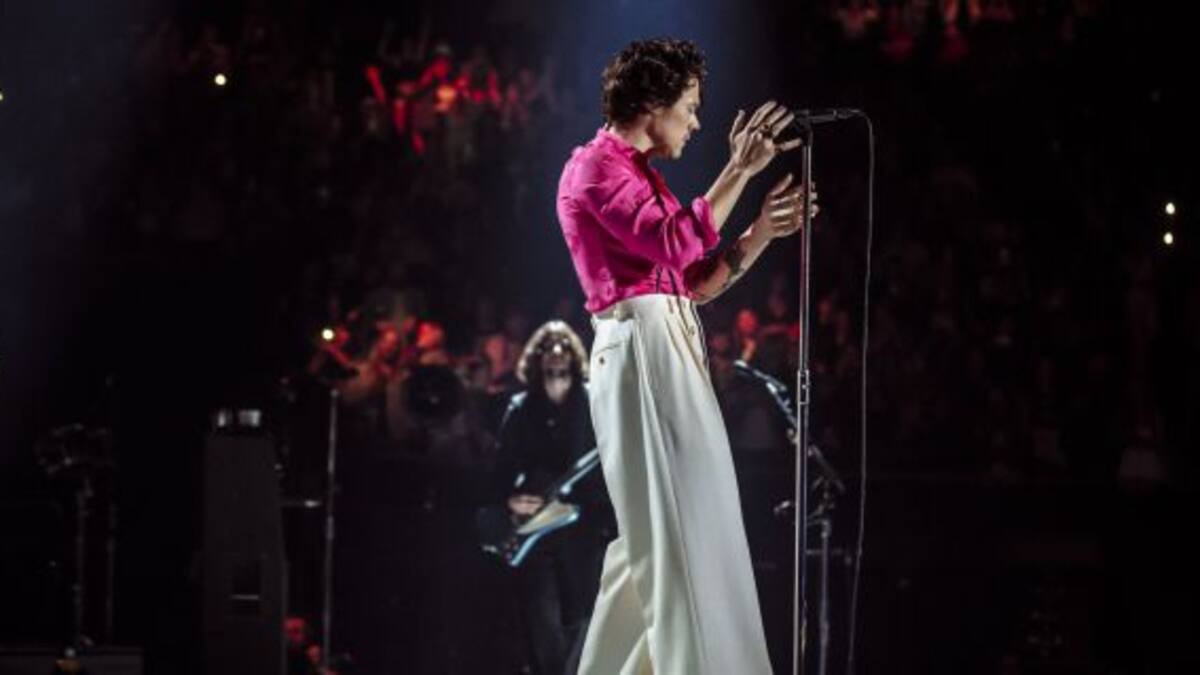 Harry Styles publicó el backstage de su show en Los Ángeles