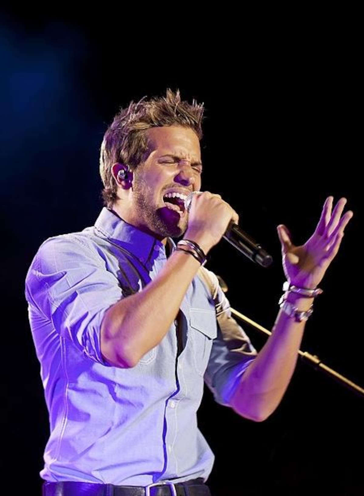 Pablo Alborán, en directo en su gira de 2011