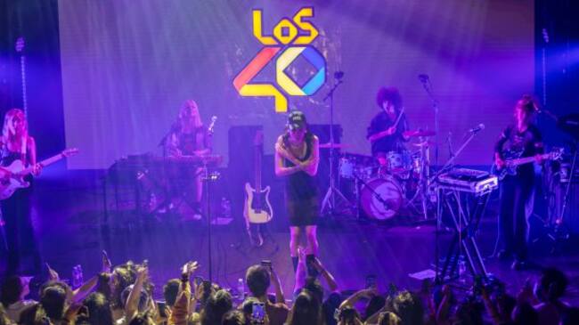 Natalia Lacunza en LOS40 Stage