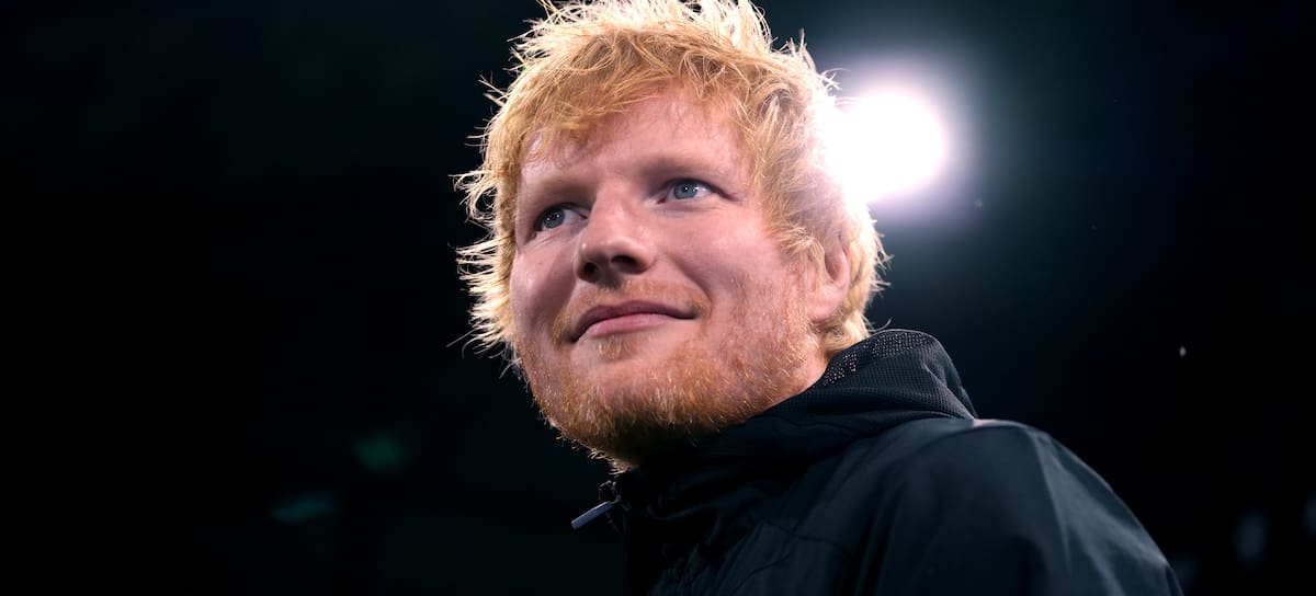 Ed Sheeran en el partido de fútbol entre Ipswich Town y Manchester United, el 24 de noviembre de 2024. (Photo by Bradley Collyer/PA Images via Getty Images)