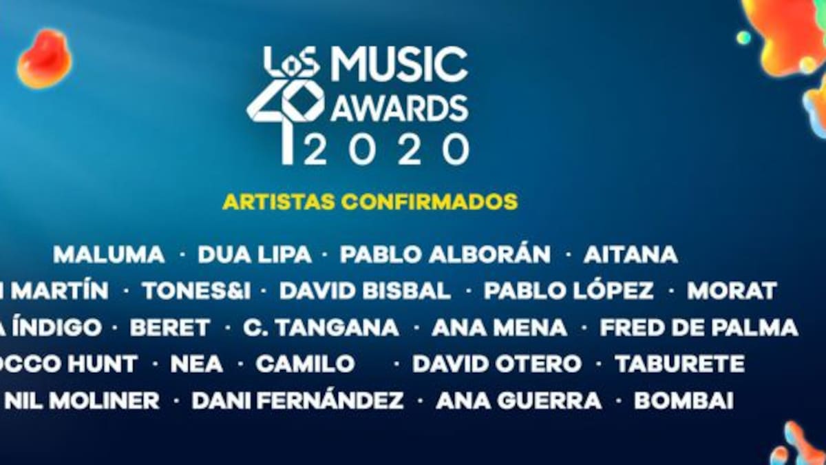 ¡Estos son los artistas confirmados en LOS40 Music Awards!