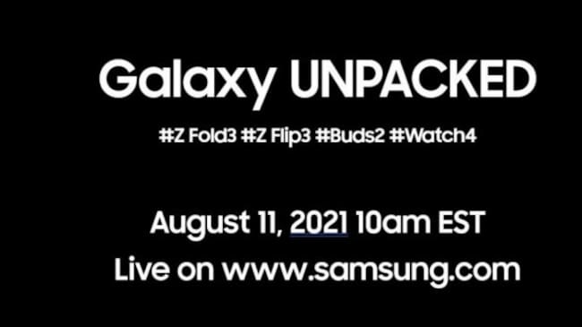 Galaxy Unpacked el 11 de Agosto