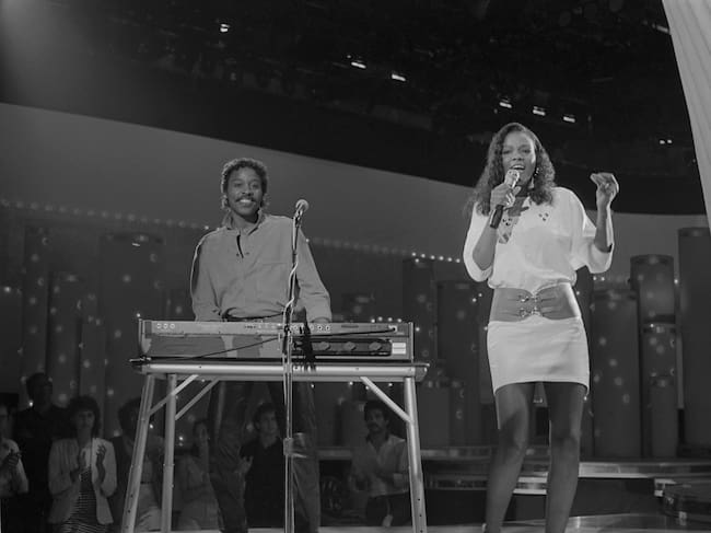 Cavin Yarbrough del dúo Yarbrough & Peoples en 1984.