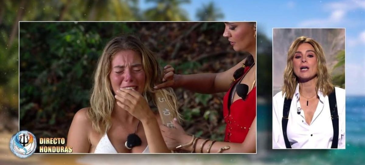 Claudia Chacón se somete a la mesa de las tentaciones en 'Supervivientes 2026'.