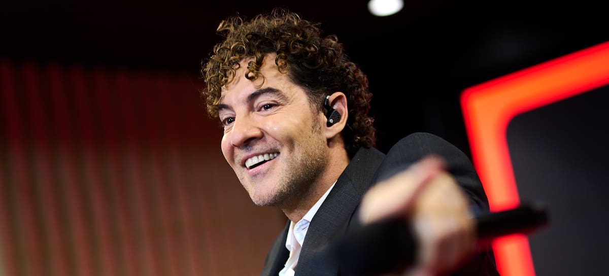 David Bisbal en la inauguración del Work Café Santander en Madrid, diciembre de 2025.
